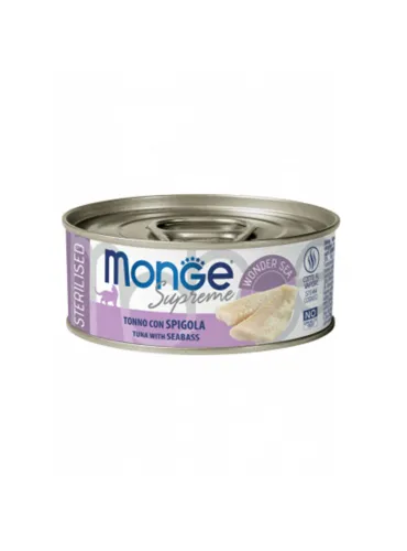 Monge Cat Supreme Sterilised Tonno Spigola 80 Gr