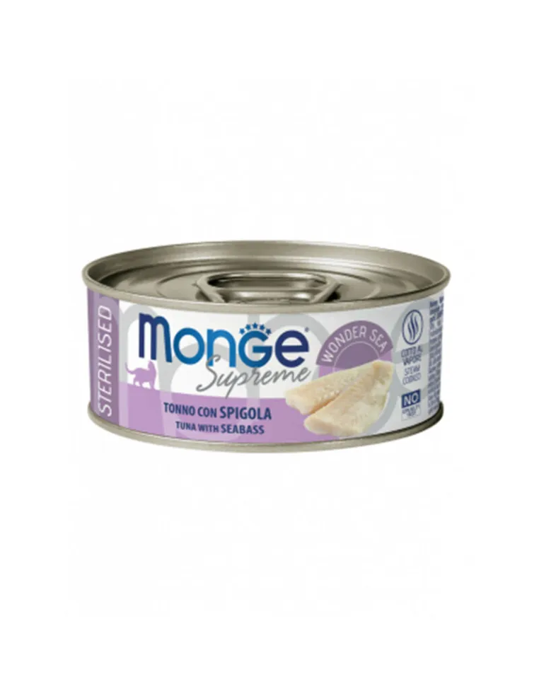 Monge Cat Supreme Sterilised Tonno Spigola 80 Gr