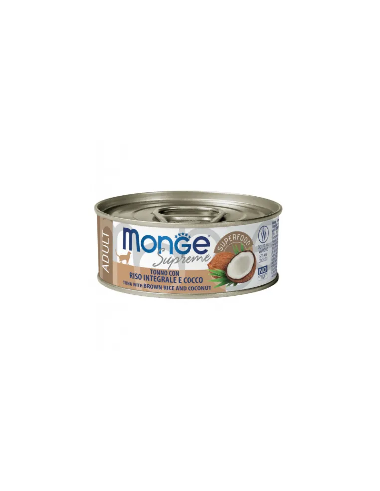 Monge Cat Supreme Adult Tonno Riso Cocco 80 Gr