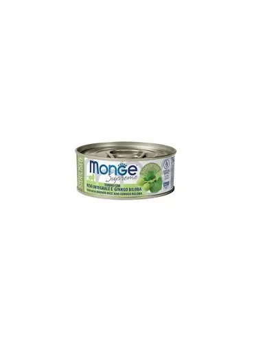 Monge Cat Supreme Sterilised Tonno Riso Ginkgo 80 Gr