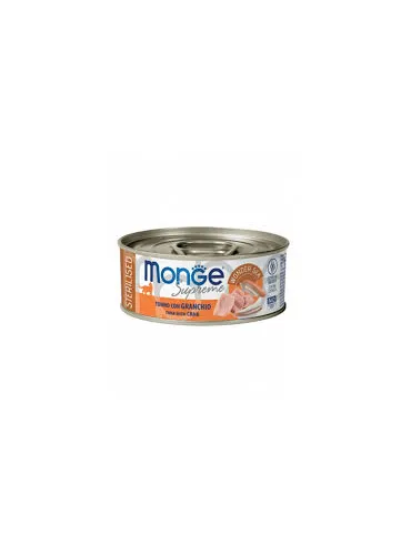 Monge Cat Supreme Sterilised Tonno e Granchio 80 Gr