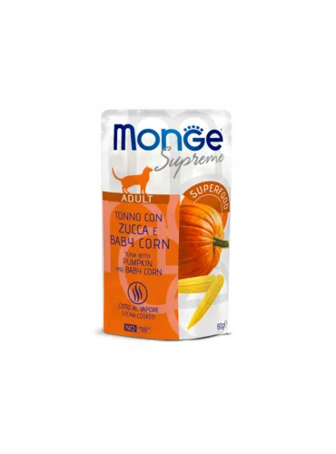 Monge Cat Supreme Adult Tonno Zucca 80 Gr