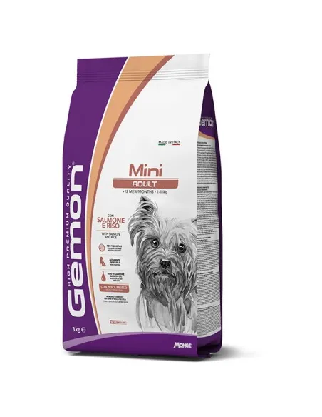 Gemon Mini Adult Salmone E Riso 3 Kg