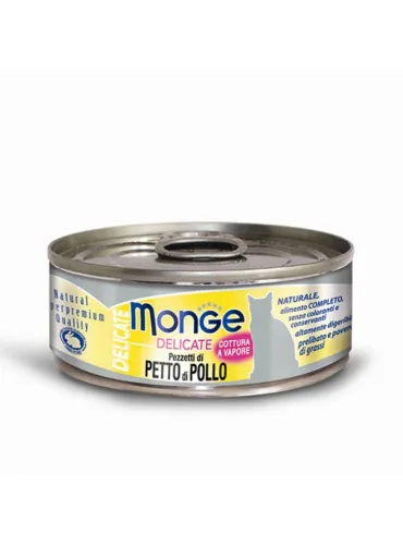 Monge Delc Petto Pollo Cat 80 gr