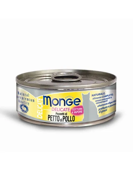 Monge Delc Petto Pollo Cat 80 gr