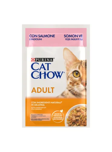 Cat Chow Salmone e Fagiolini 85 Gr