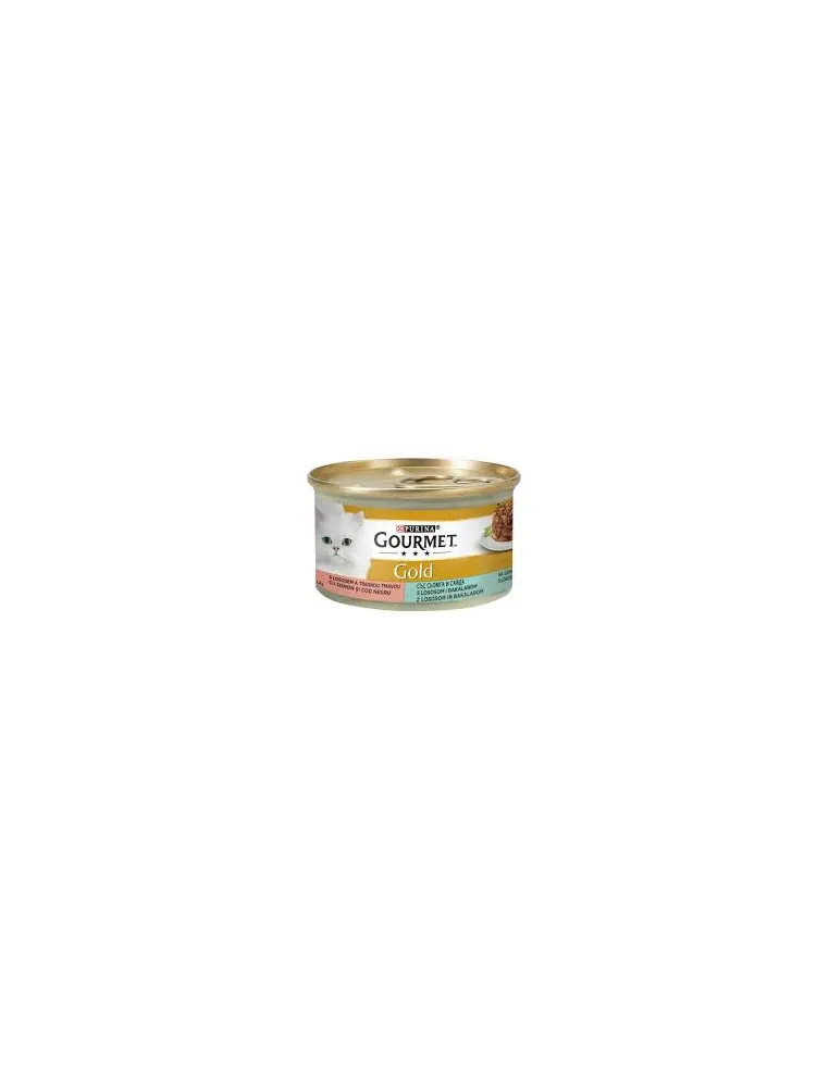 Gourmet Gold Intrecci Salmone e Merluzzo 85 Gr