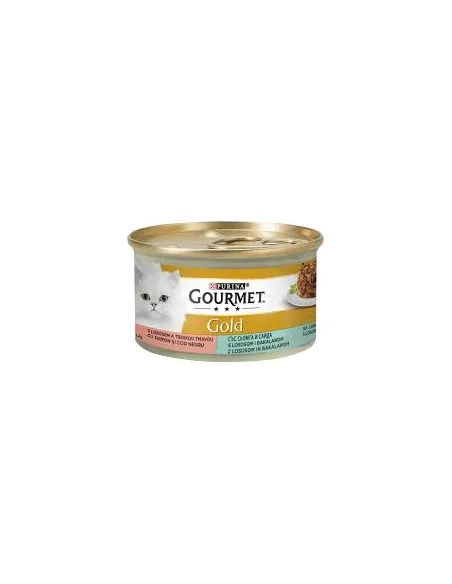 Gourmet Gold Intrecci Salmone e Merluzzo 85 Gr Gourmet Gold Intrecci Salmone e Merluzzo 85 Gr