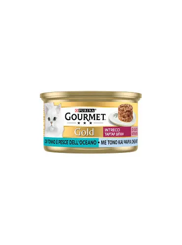 Gourmet Gold Intrecci Tonno e Pesce 85 Gr