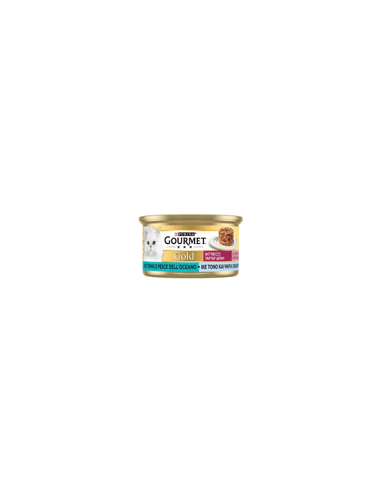 Gourmet Gold Intrecci Tonno e Pesce 85 Gr