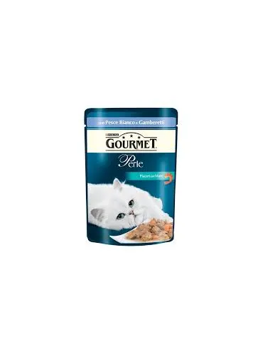 Gourmet Perle Pesce Bianco Gamberetti 85 gr