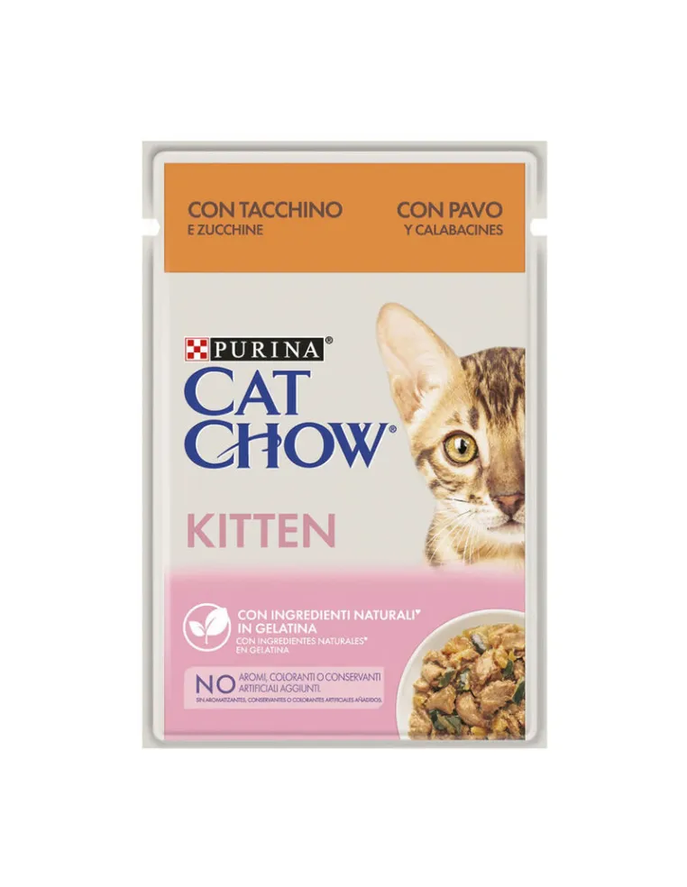 Cat Chow Kitten Tacchino e Zucchine 85 G R