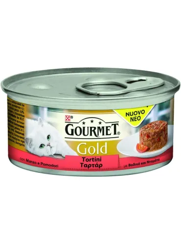 Gourmet Gold Tortini Manzo Pomod 85 gr