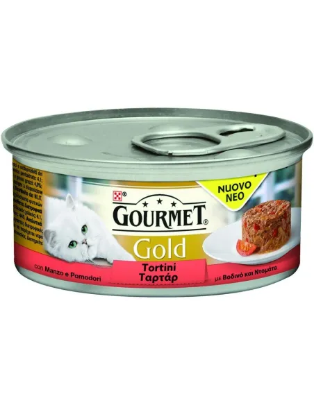 Gourmet Gold Tortini Manzo Pomod 85 gr Gourmet Gold Tortini Manzo Pomod 85 gr
