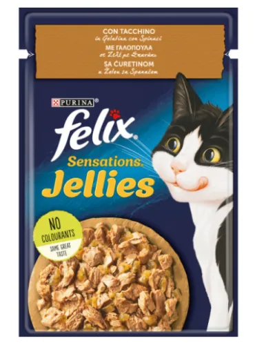 Felix Sensations Tacchino Spinaci 85 gr
