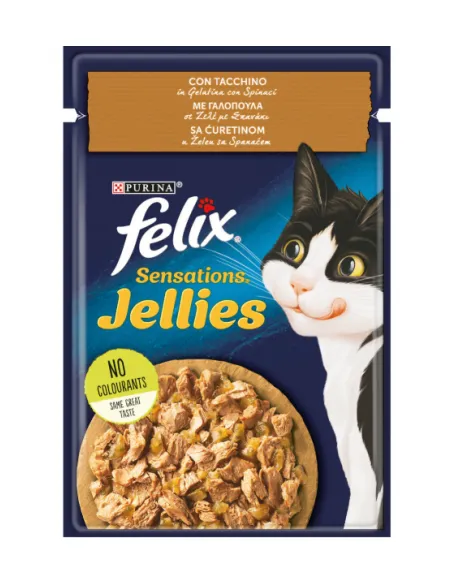Felix Sensations Tacchino Spinaci 85 gr Felix Sensations Tacchino Spinaci 85 gr