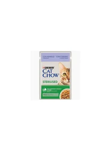 at Chow Sterilised Salmone e Zucchine 85 Gr