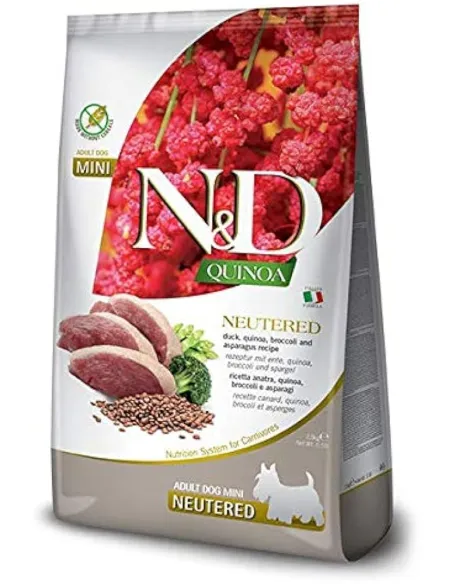 N&D Quinoa Dog Duck Asparagi Neut. 7 Kg