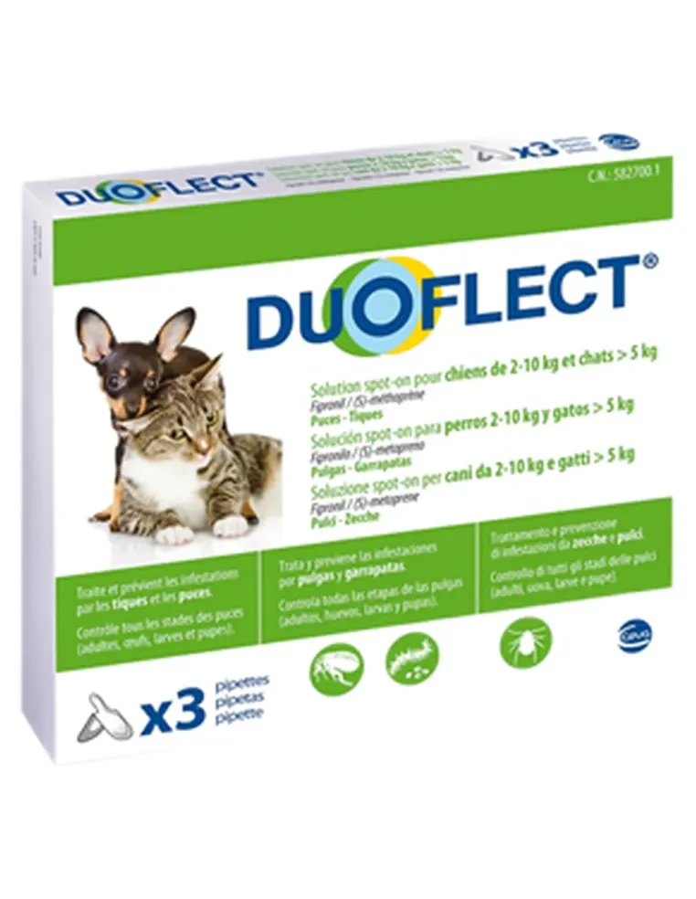 Duoflect 3 pipette 0,7 ml Ceva