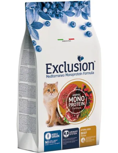 Exclusion mediterraneo gatto sterilized manzo 12 kg Exclusion mediterraneo gatto sterilized manzo 12 kg