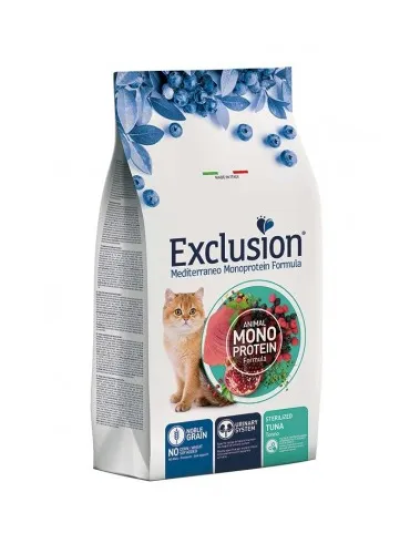 Exclusion mediterraneo gatto sterilized tonno 1,5 kg