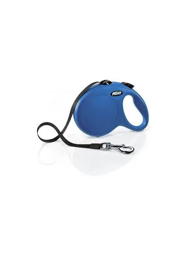 Flexi New Classic M Fettuccia 5 mt 25 kg Blu