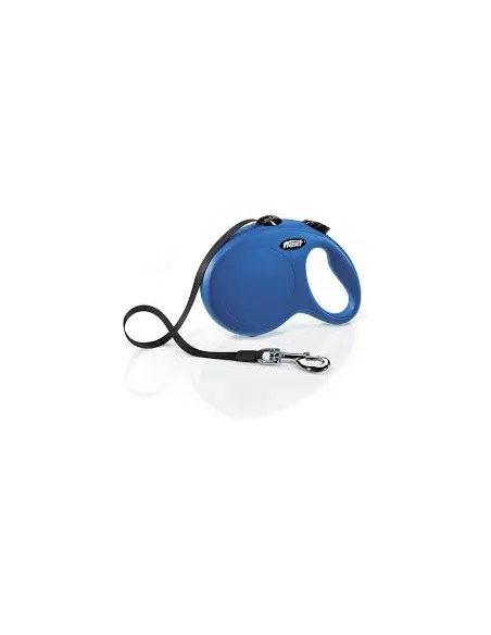 Flexi New Classic M Fettuccia 5 mt 25 kg Blu
