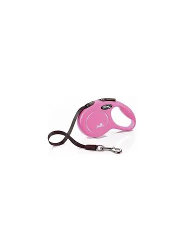 Flexi New Classic Xs Fettuccia 3 mt 12 kg Rosa