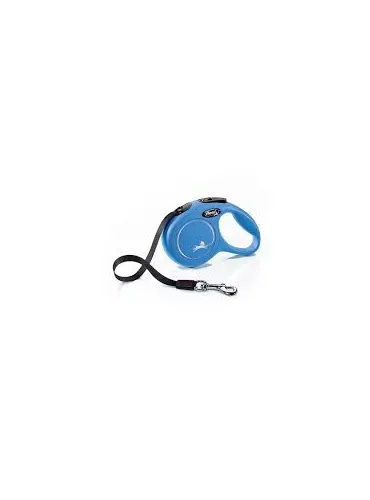 Flexi New Classic Xs Fettuccia 3 mt 8 kg Blu