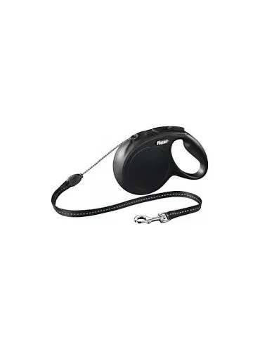 Flexi New Classic S Corda 5 mt 12 kg Nero