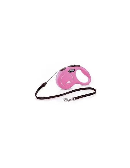 Flexi New Classic S Corda 5 mt 12 kg Rosa