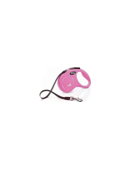 Flexi New Classic S Fettuccia 5 mt 15 kg Rosa Flexi New Classic S Fettuccia 5 mt 15 kg Rosa