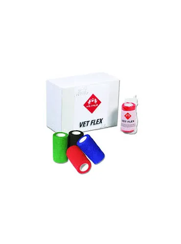 Vet Flex Fasce Coesive Verde Scuro 10 Cm