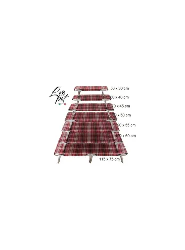 Brandina Fissa Scozzese Rosso 50x80 cm
