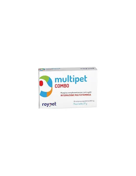 Roypet multipet combo cani e gatti 30 compresse