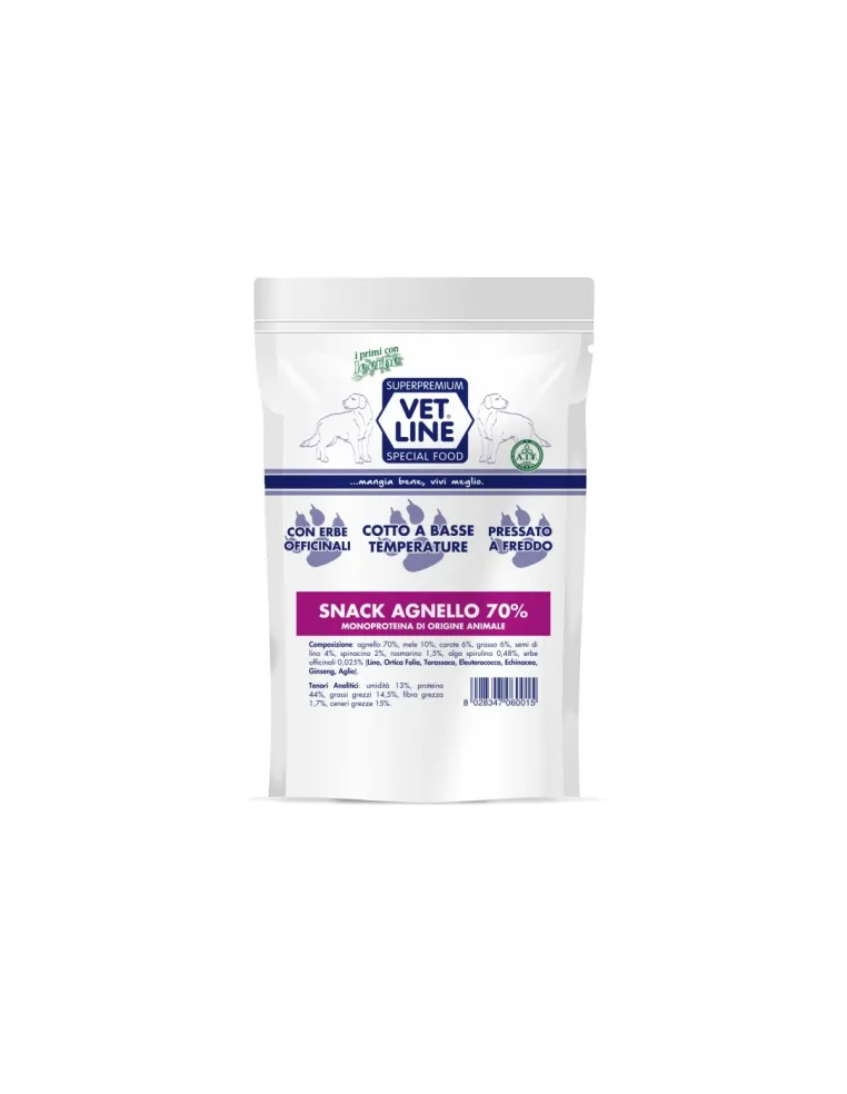 Vet Line Snack Cane Agnello 80 Gr