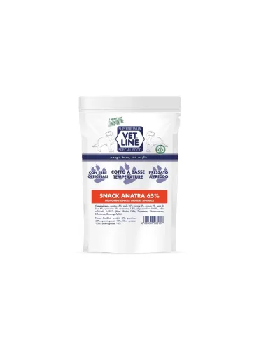 Vet Line Snack Cane Anatra 80 Gr
