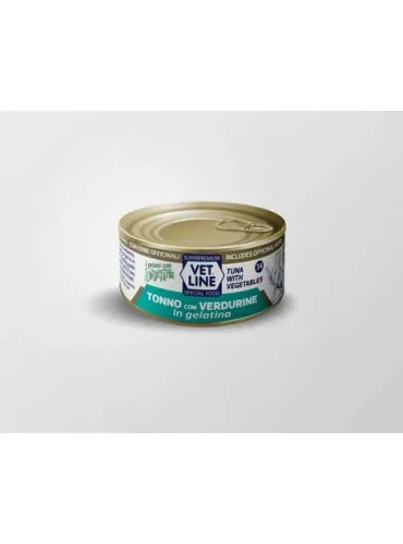 Vet Line Gatto Tonno E Verdure In Gelatina 70 Gr
