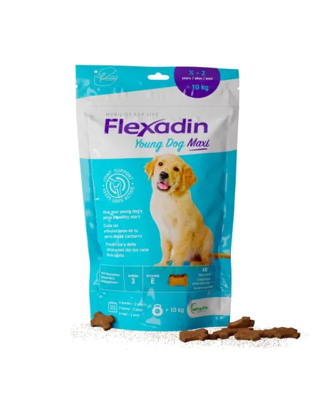 Flexadin Young Maxi 60 Tavolette Appetibili per Cani