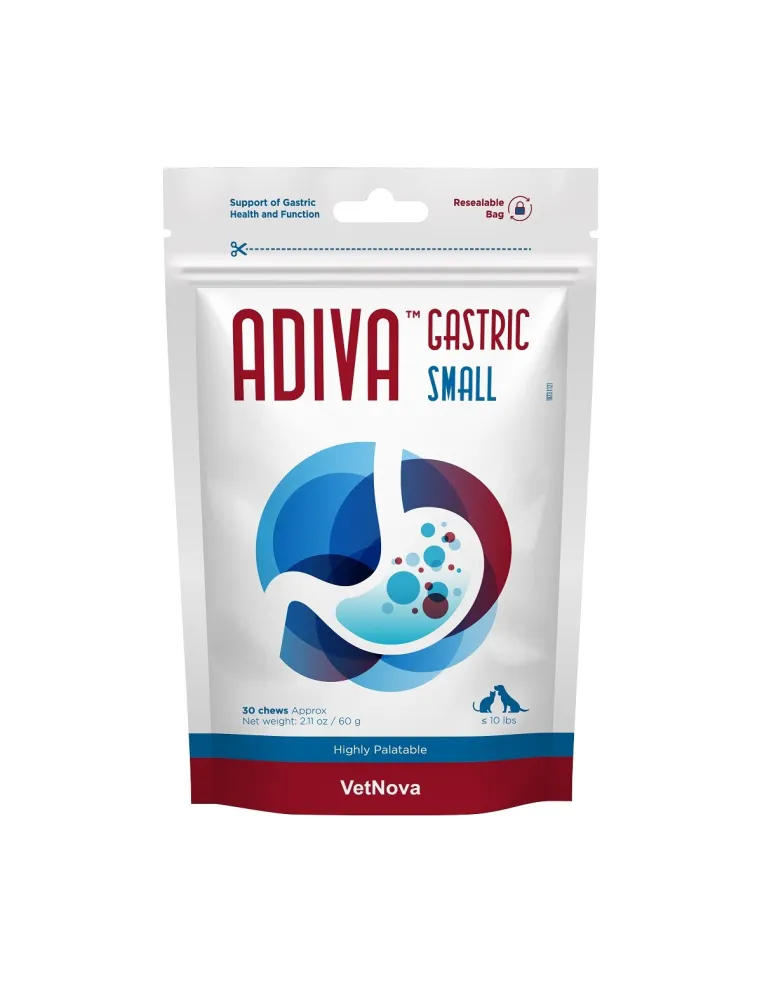 VetNova Adiva gastric small 30 chews