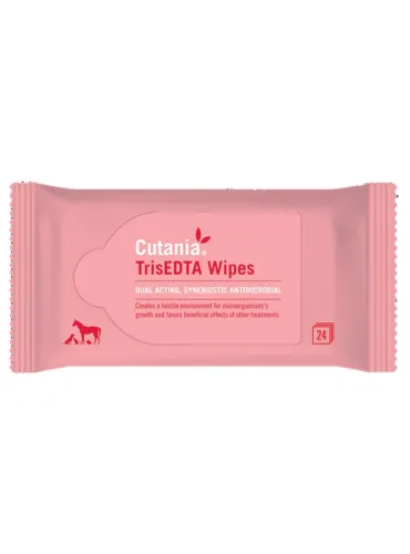 VetNova Cutania trisedta wipes 24 pz