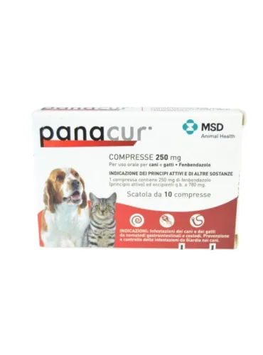 Panacur 250 mg 10 compresse