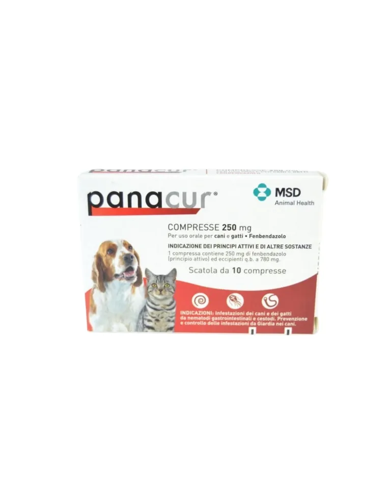 Panacur 250 mg 10 compresse
