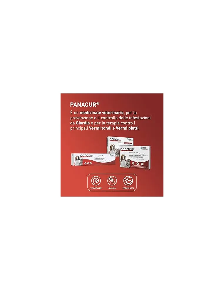 Panacur tipo di infestazioni