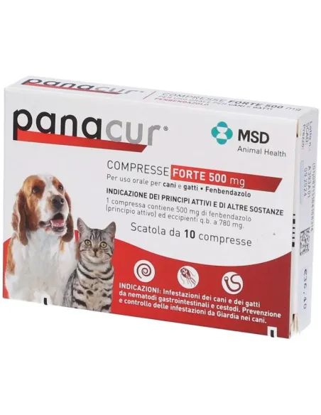 Panacur 500 mg Forte 10 compresse Panacur 500 mg Forte 10 compresse