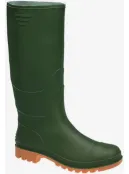 Stivale Ginocchio Pvc Verde Beige Taglia 41