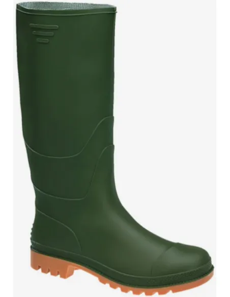 Stivale Ginocchio Pvc Verde Beige Taglia 43