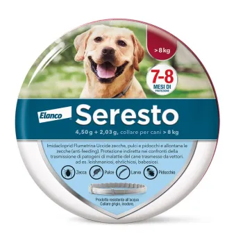 Seresto collare per cani oltre 8 kg