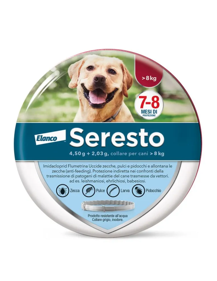 Seresto collare per cani oltre 8 kg