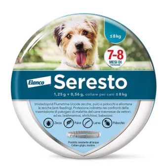 Seresto collare per cani fino a 8 kg